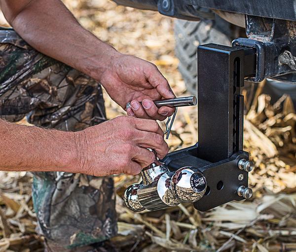 BW Tow & Stow Adjustable Ball Mount