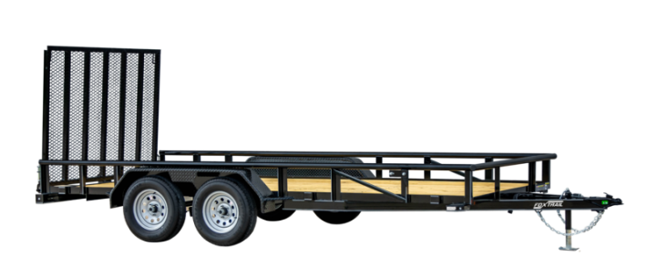 7x16 Fox Trail Pipe Top Trailer (7k)