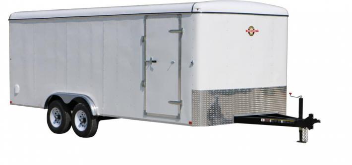 8x16 Enclosed Car Trailer