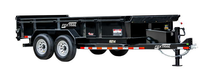 7x14 Fox Trail Dump Trailer (14k)