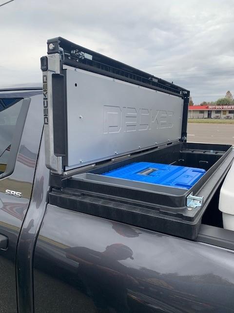 Truck Bed Storage Box Heavy Duty Pickup Trailer Camping Gear Black