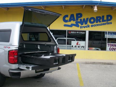 Decked System on Chevy, Cap World,  Truck Decked System