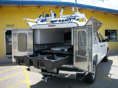 Ladder Rack and Decked System, Cap World,  Truck Decked System