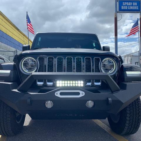 Jeep Bumper with Westin LED Lightbar